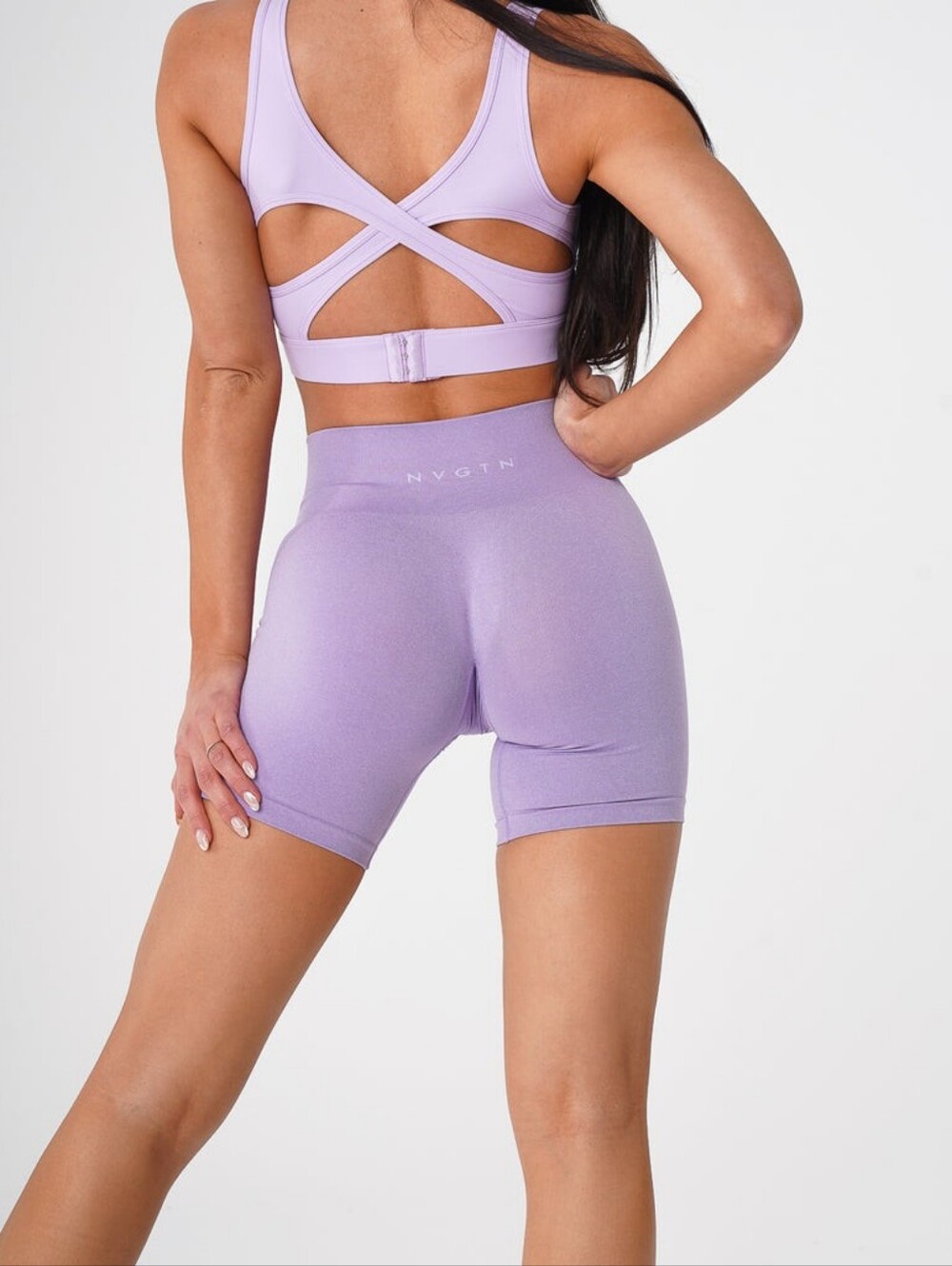 NVGTN Pro Seamless Shorts Lilac
